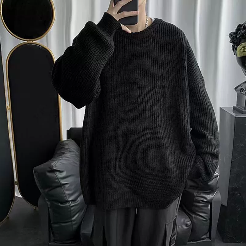 Свитер с фабрики прямых продаж, мужской Универсальный Мужской студенческий осенне-зимний красивый свободный свитер в Корейском стиле, модная толстая шерсть