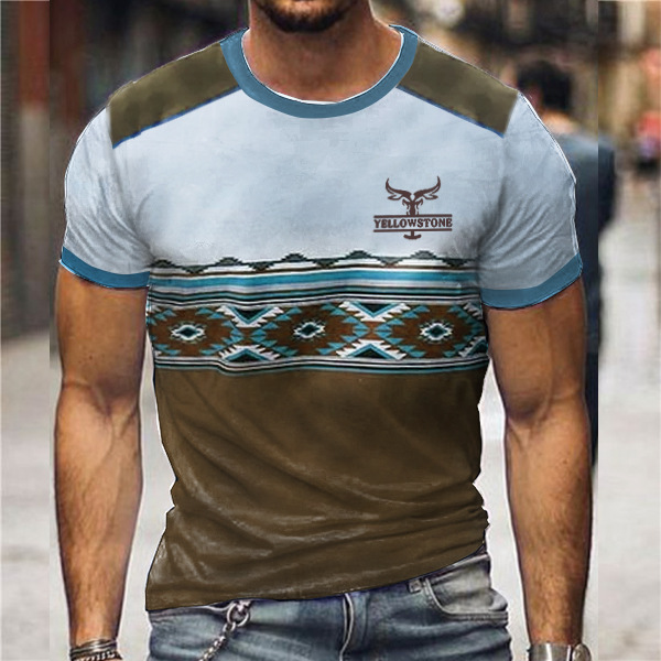 2024 nueva moda callejera impresión 3D camiseta transfronteriza verano casual suelta deportiva impresión 3D manga corta