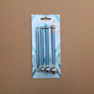 Baking 4 8-head Steel 8-head stainless steel sugar flower modeling tool pill stick pottery mud clay carving group