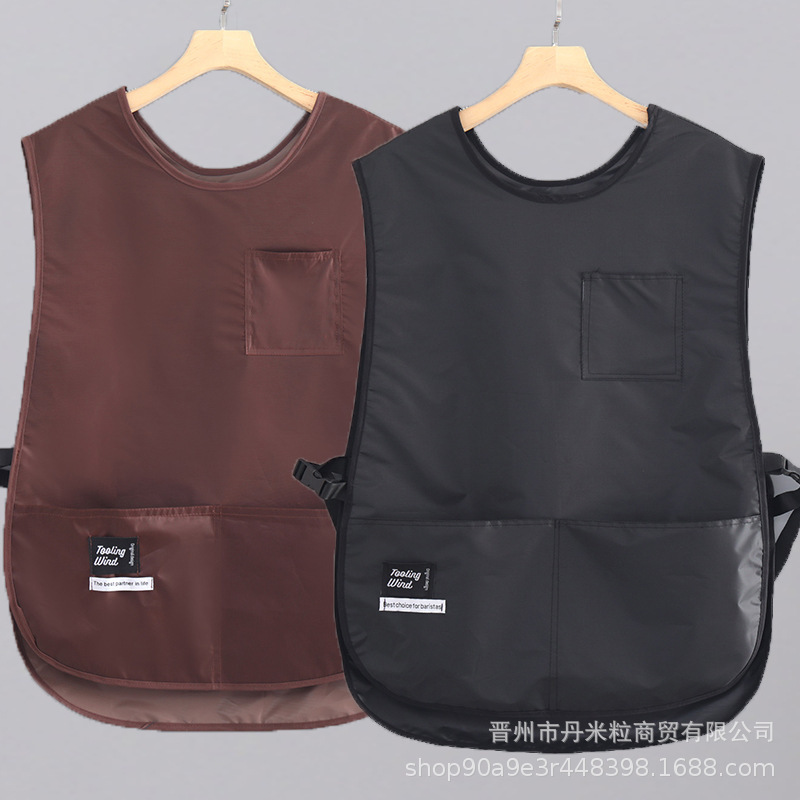 新型のベストエプロンは水をかけないようにします。|undefined