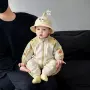 双层婴儿宝宝春秋季爬服