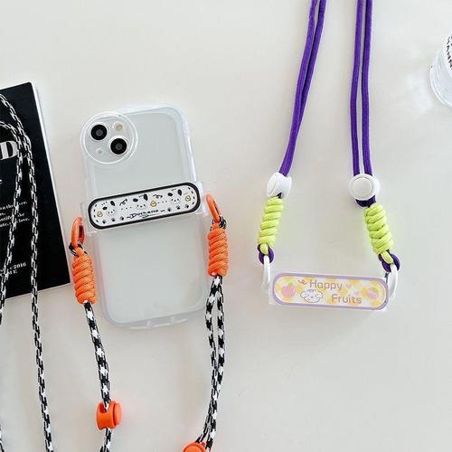 Mobile phone case strap clip new mobile phone clip crossbody mobile phone case chain mobile phone strap hanging chain lanyard back clip rope