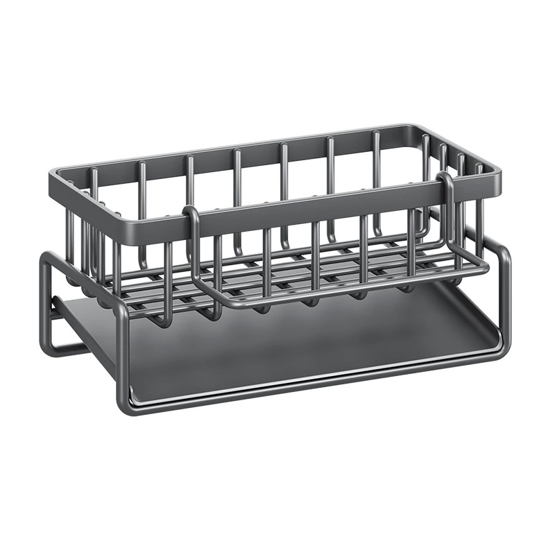 Kitchen storage rack sponge rack dish soap storage rack rag rack sink drain rack drain basket countertop
