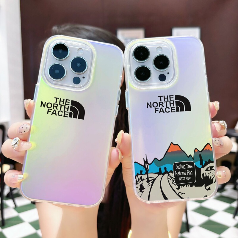 Trendy Brand North Face Suitable for iPhone 17 Phone Case iPhone 16 Pro Max 15 Hard 14 Chameleon 13 Laser 12