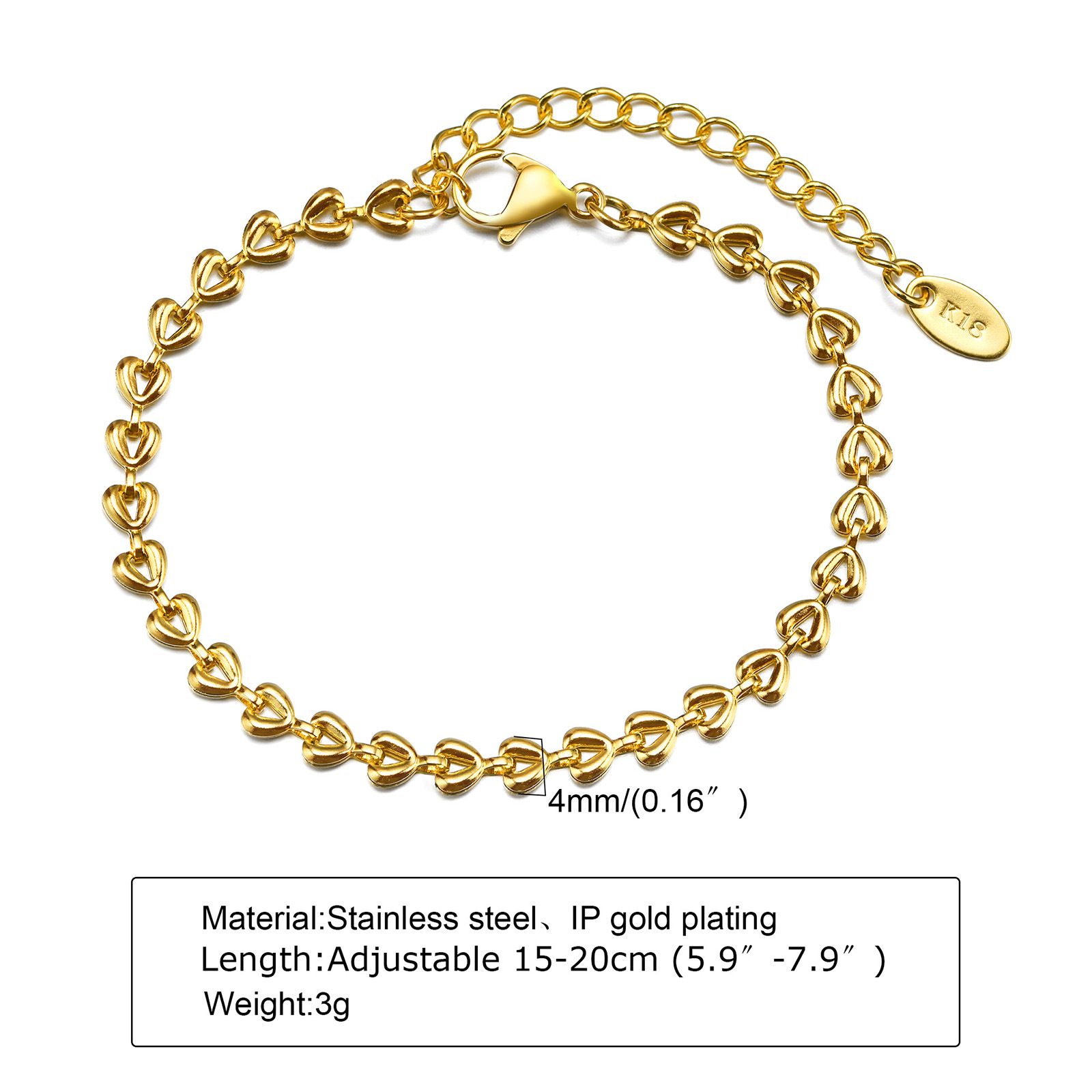 Fashion Solid Color Stainless Steel Plating Bracelets Necklace