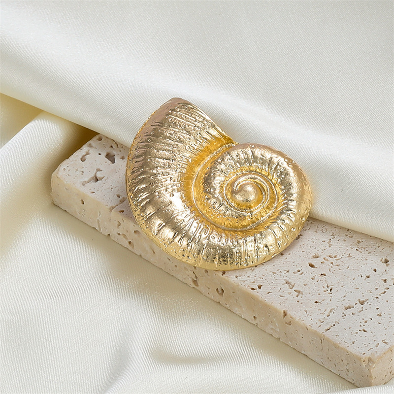 Summer Beach Ocean Series Exaggerated Starfish Necklace Women's Shell Bracelet Conch Earring Set Women_voghion.com