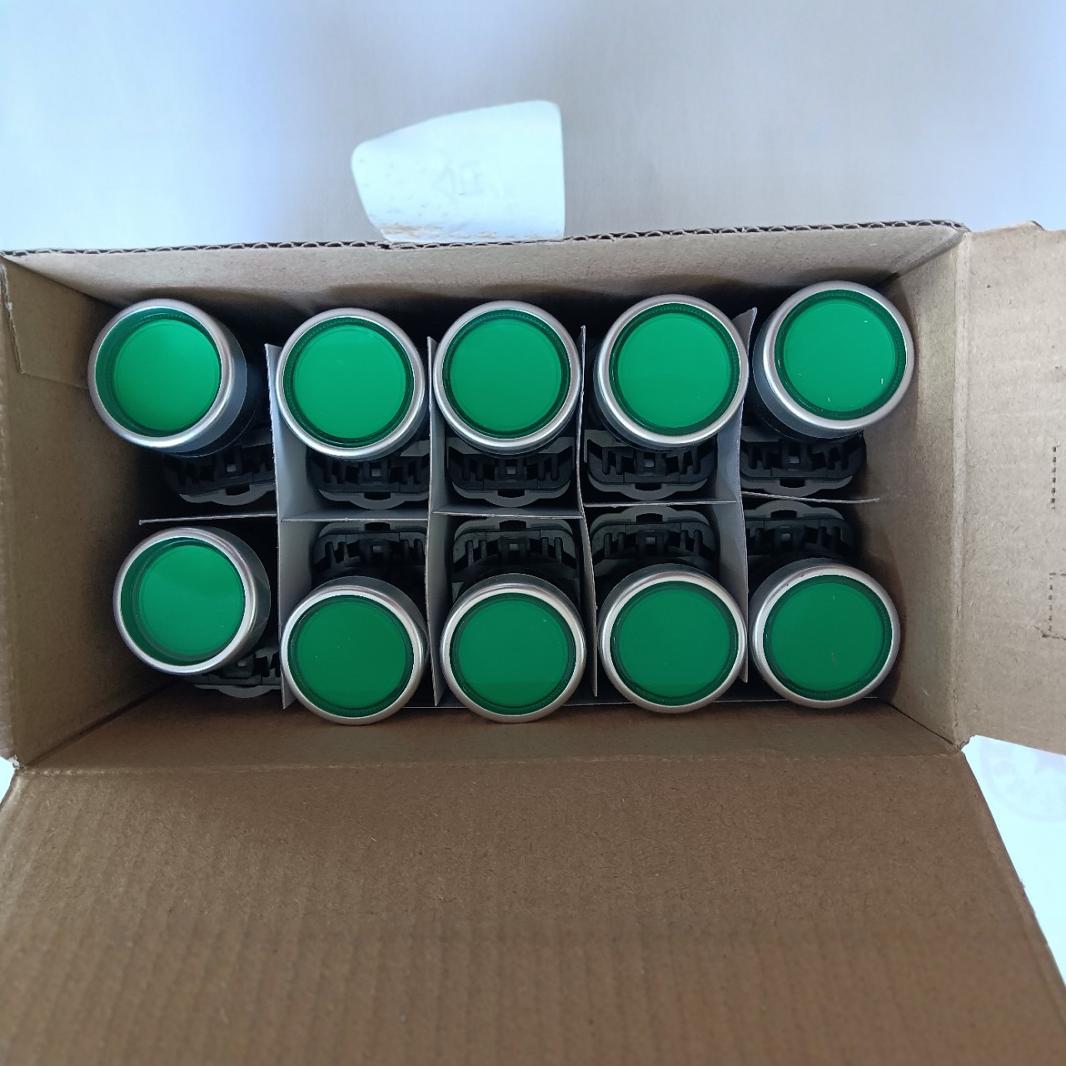 全新原装带灯自锁绿色按钮LA168-11DS/20A32