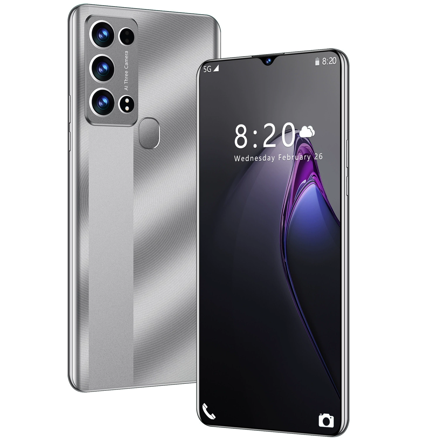 Смартфон F5 Pro, 7,2″ Android, 3 ГБ RAM + 64 ГБ, 6800 мА·ч, камеры 72+108 МП