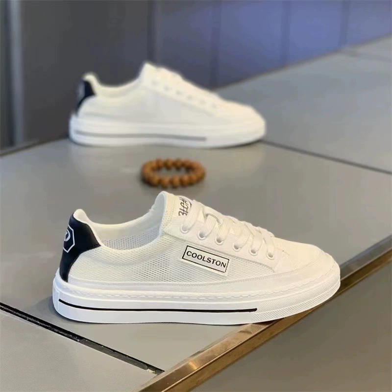 2025 мужская обувь, новые весенне-летние кроссовки с низким берцем и мягкой подошвой, простая повседневная обувь, белые туфли, обувь высокого класса