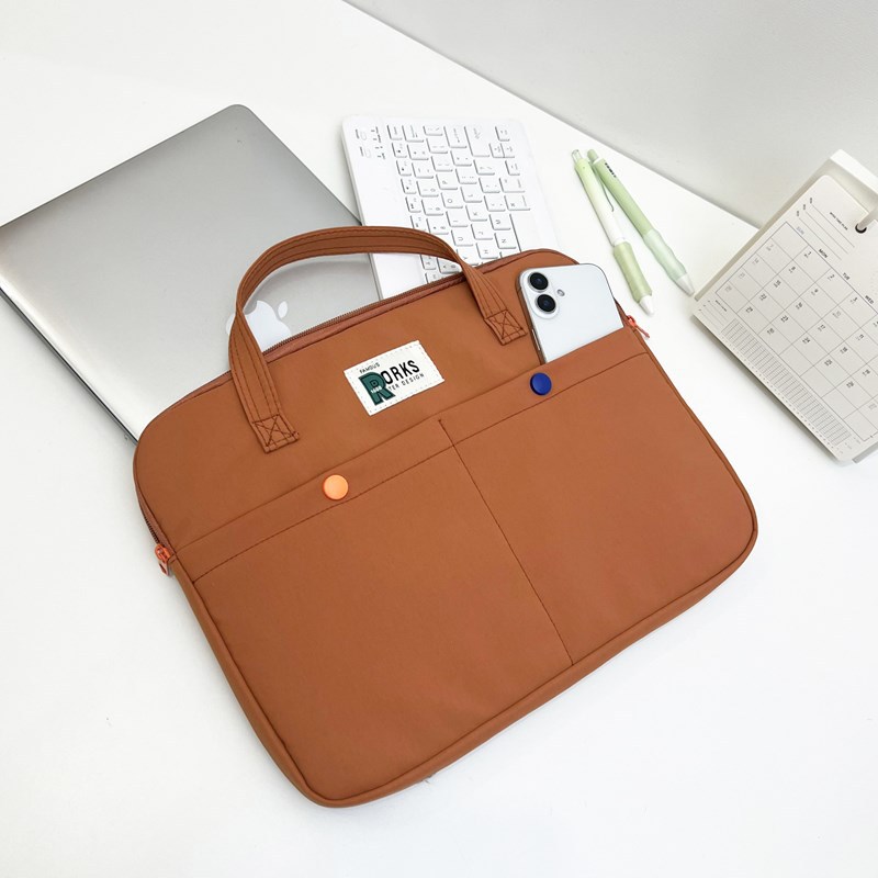 Bolsa de computadora naranja