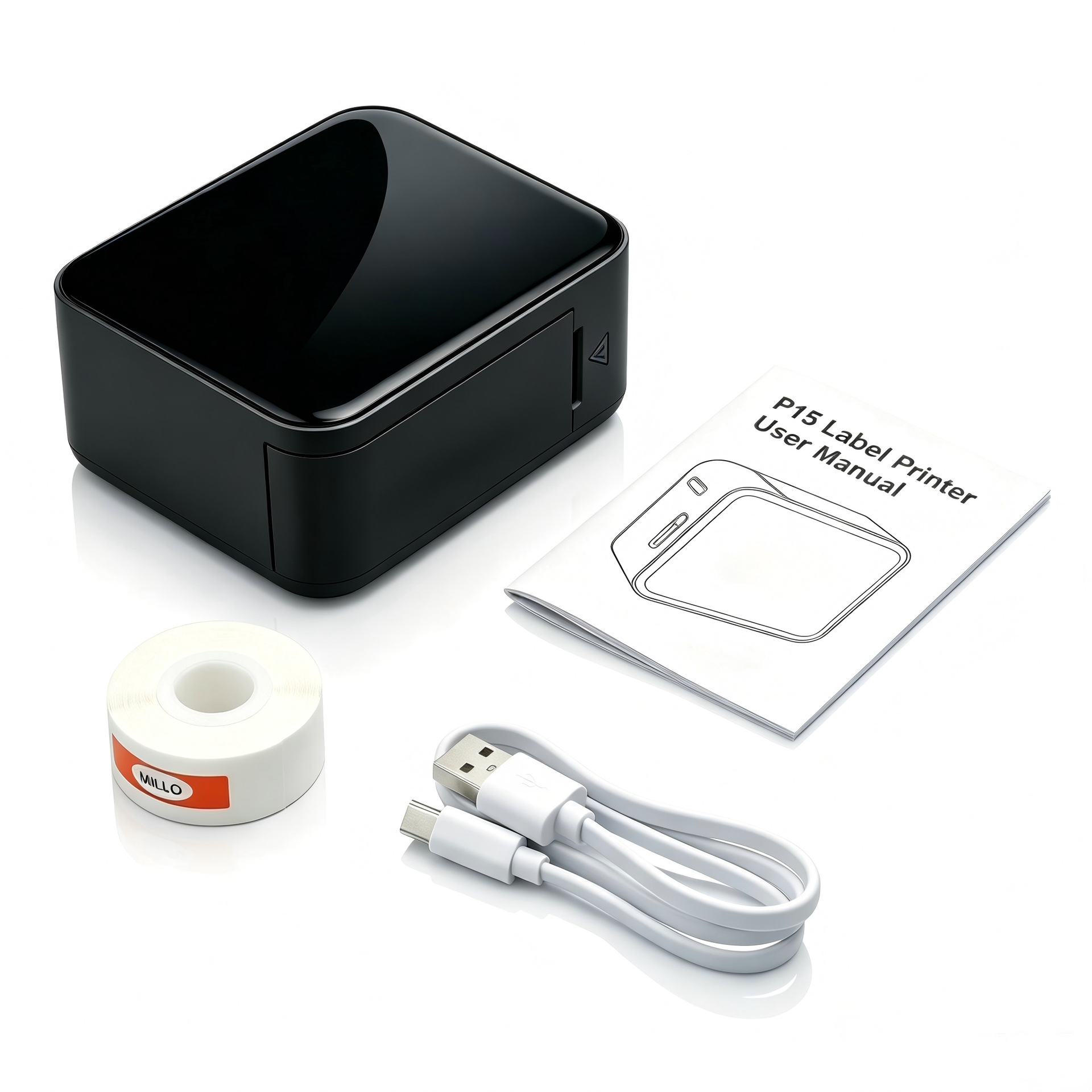 Mini Thermal Label Printer mini thermal label machine portable home label printer 5