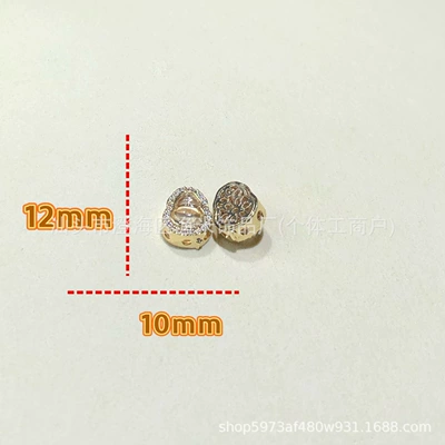 Zərgərlik ara hissələri Crystal DIY Jewelry Accessories Chinese - golden-white