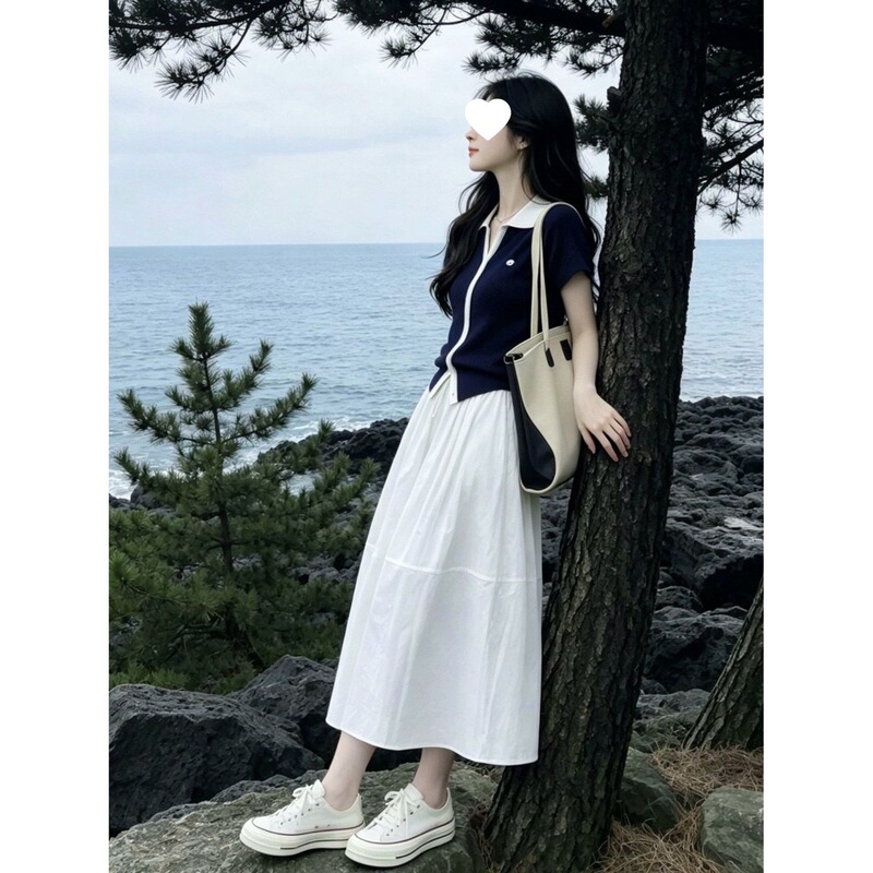 A complete set of summer outfits for plus-size women 2026, unique and non-repetitive, light and mature French fashion style dress set