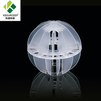 科源厂家供应多面过滤球填料38mm废气化工塔填料塑料多面空心球