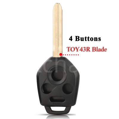 for Subaru old straight plate: Car Keys - 4-key-toy43r-embryo
