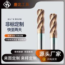 定制HRC55度钨钢4刃钢用圆鼻铣刀合金CNC数控加工圆鼻刀数控专用
