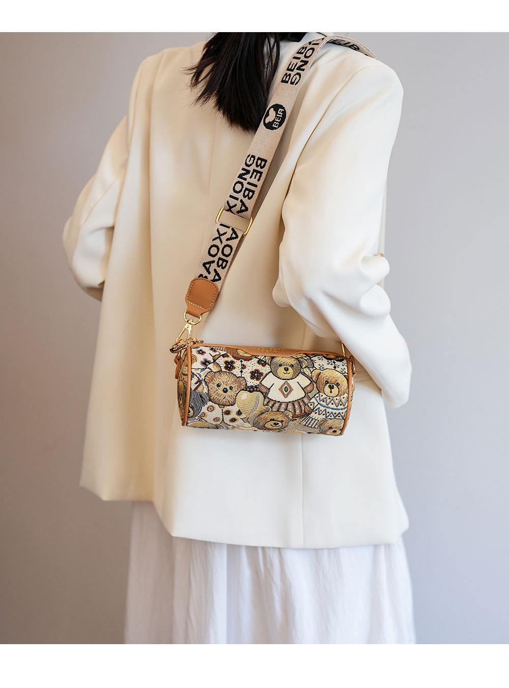 autumn new small bag women's fashionable all match small round bag trendy fashion shoulder messenger bag_voghion.com