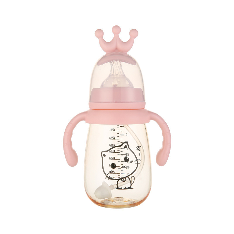 Vaso para bebé PPSU con pajilla anticólicos