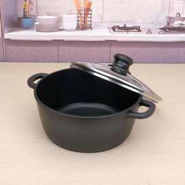 鸡公煲专用锅不粘锅电磁炉燃气铝合金砂锅汤煲炖锅米线麻辣烫