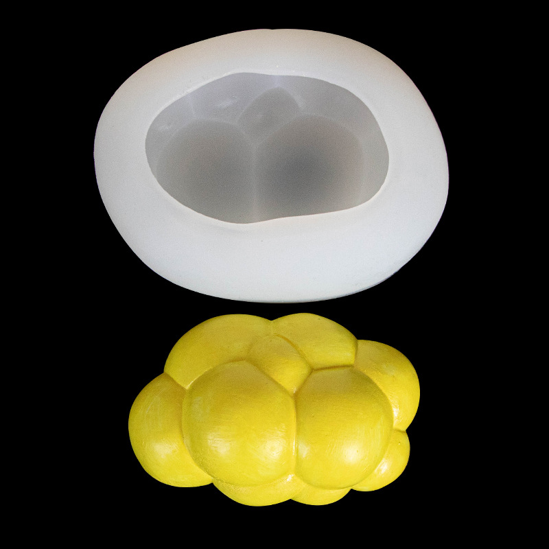 3D nube forma silicona molde fondant chocolate jabón hecho a mano seta nube pastel decoración epoxi herramienta abrasiva