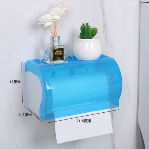 Sanitary Napkin Holder Without Punctures, Creative Adhesive Cup Toilet Bathroom Tissue Roll Holder for Home Waterproof Toilet Paper Holder