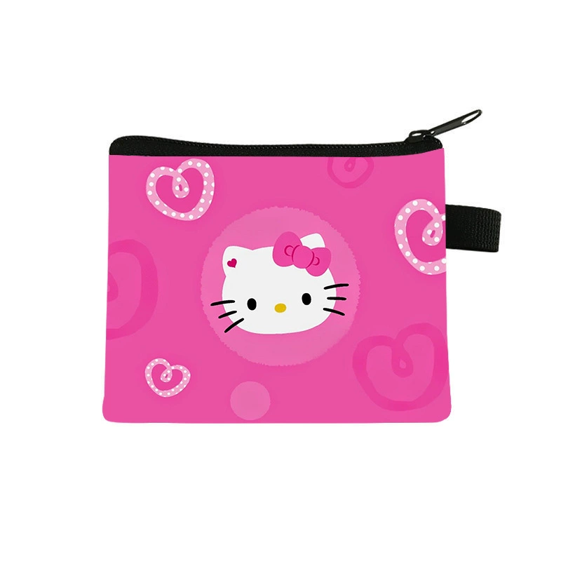 Hello Kitty, кошелек, милый маленький сумка, вместительная сумка через плечо, держатель карт, стиль высокого качества