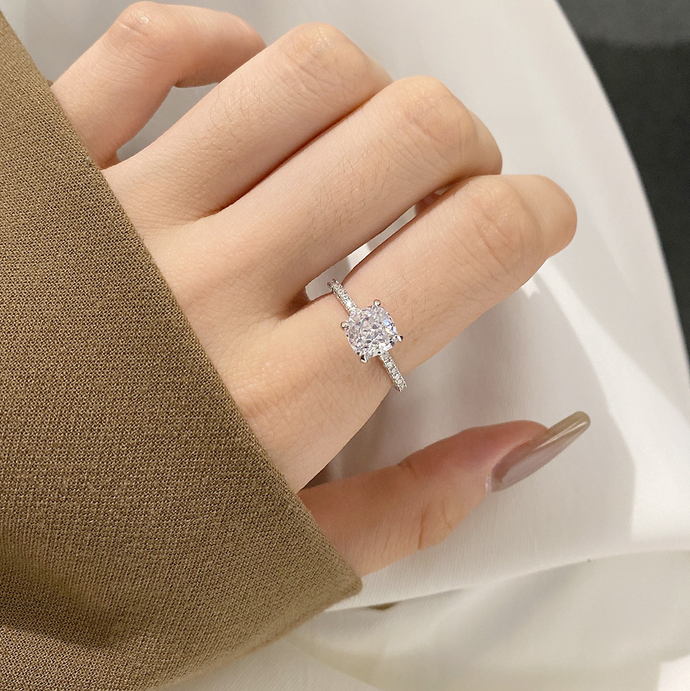 6g Weight Rings Classification 1 Piece Quantity Daily Occasion 925 Sterling Silver Material Geometric Pattern Women'S Gender Plating Design Retro Style 925 Sterling Silver Geometric Rings 6