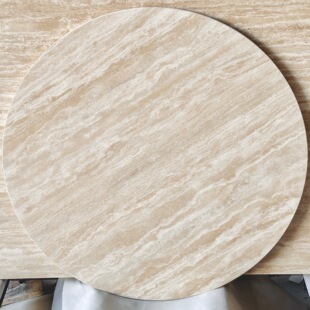 Yunfu Factory Wholesale Yellow Cave Stone Travertine Marble Dining Table Coffee Table Panel Bar Furniture