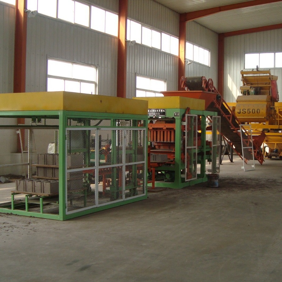 QT4-15 液压水泥空心砖机 全自动制砖机 混凝土砖机