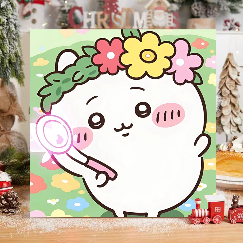 现货批发数字油画diy填色儿童简约手绘涂鸦新中式摆摊丙烯油画|undefined