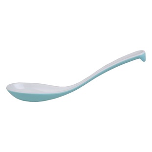 Two-color melamine spoon plastic commercial restaurant small spoon noodle bowl soup spoon Turtle Shell Spoon restaurant hotel hotpot restaurant tableware