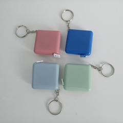Sugar-colored square gift measuring tape portable tape measure for measuring three dimensions, advertising gift with LOGO and QR code printing