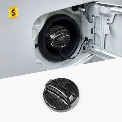 Cross-Border Suitable for 10-15 Bumblebee Camaro Dry Carbon Inner Fuel Tank Cap Real Carbon Fiber Decorative Sticker Exterior