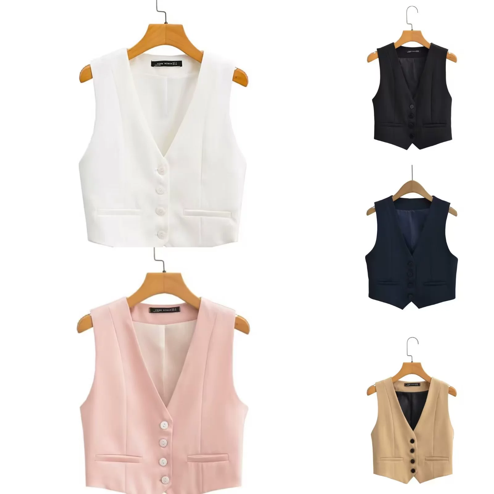 Трансграничная женская оптовая продажа в европейском и американском стиле моды дикий v-образный вырез короткий костюм