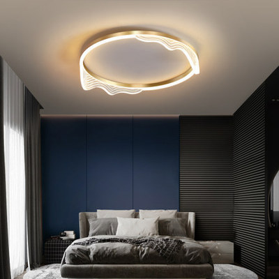 Bedroom lights Northern Europe Simplicity modern Warm romantic led Ceiling lamp 2021 new pattern originality Study lamp Room