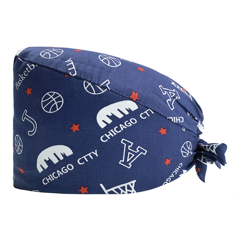 Nuevo Gorro de Enfermera para UCI con Lindos Estampados, Algodón Puro, Gorro de Cocina, Odontología, Belleza y Medicina, Unisex, en Existencia.