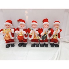 電動サンタクロースサンタクロース足踏み歌クリスマス祝日装飾電動玩具子供プレゼント
