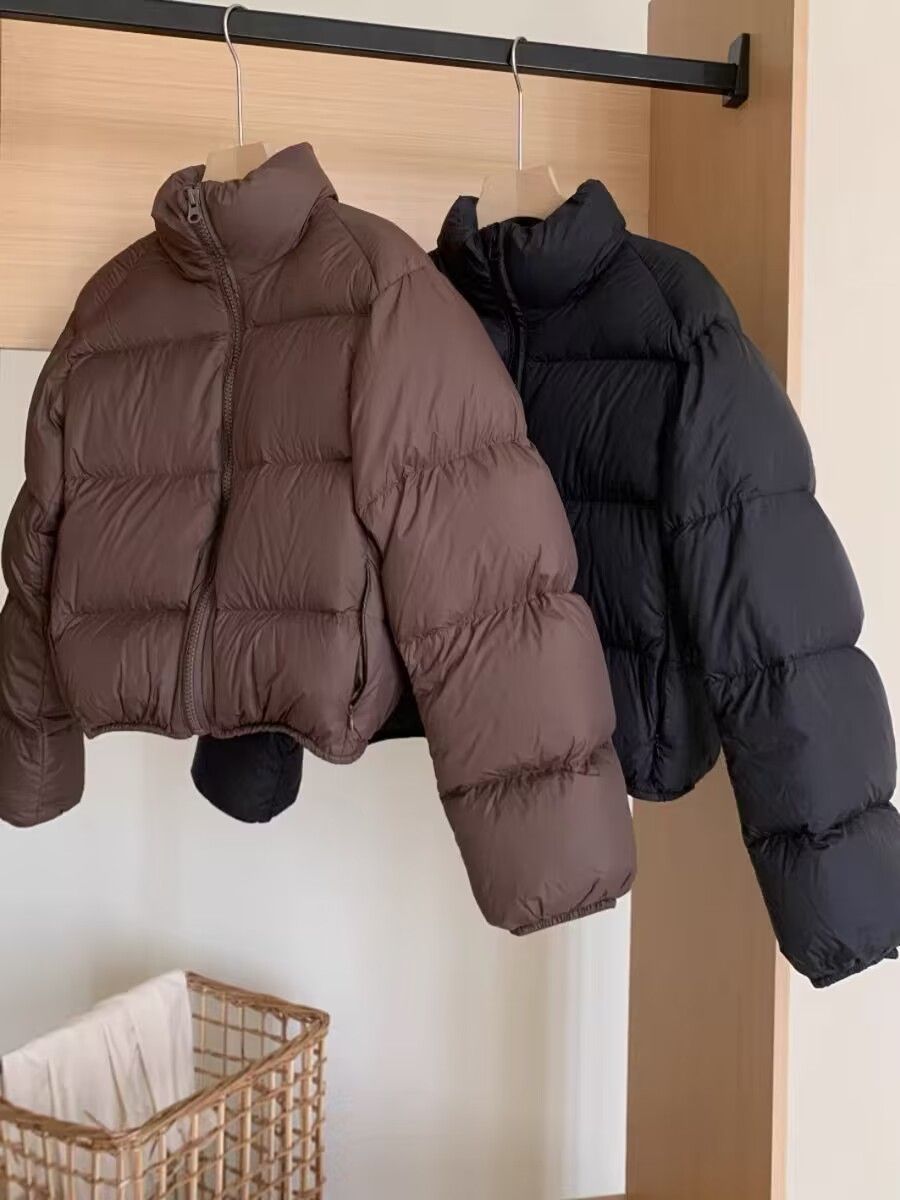 Down Jacket For Petite Women High-waisted Thickened Style_voghion.com