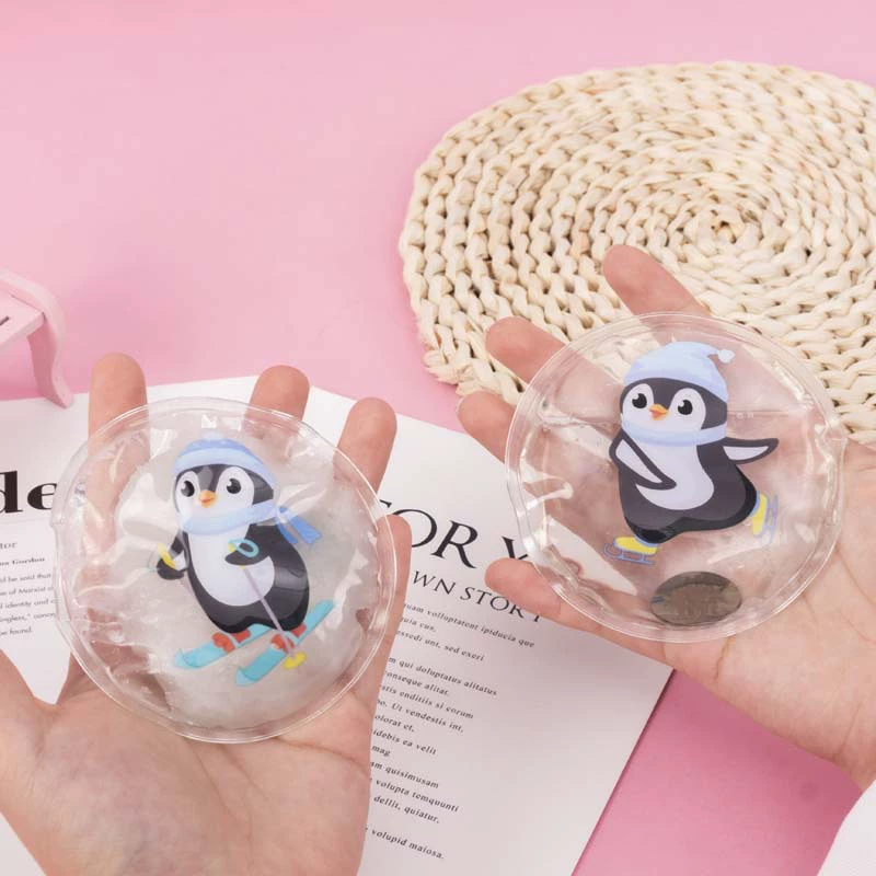 Портативный мультфильм отрывая Горячая Оптовая грелка для рук Горячая нанесите экологически чистый ПВХ горячий мешок Детская грелка для рук