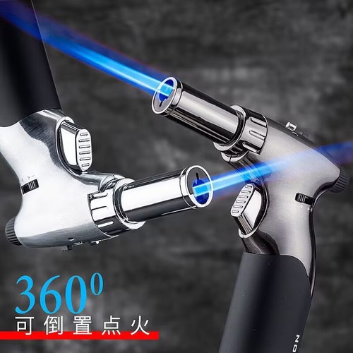 Cross-border supply source JOBON529A windproof butane lighter metal welding torch spray gun outdoor ignition tool