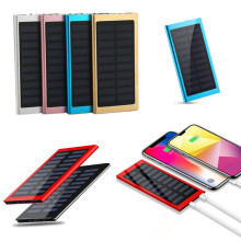 超薄新款太阳能移动电源 户外三防通用型20000毫安天书充电宝代付