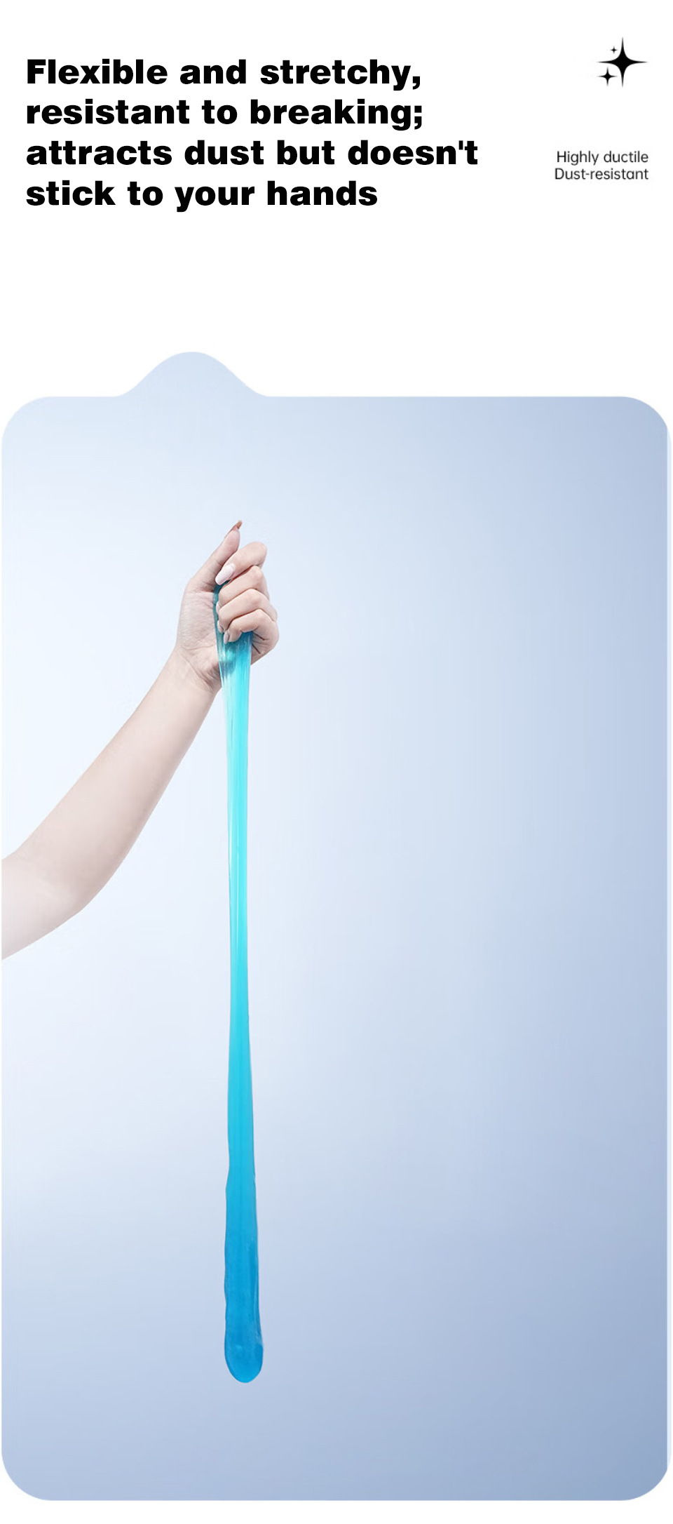 Cross-border exclusive cleaning tool: cleaning gel, car cleaning clay, dust-removing gel for computer keyboards