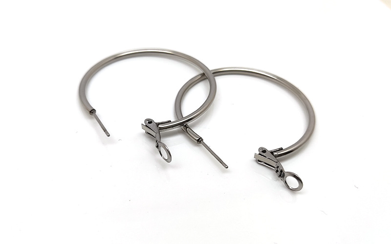 1 Pair Simple Style Geometric Plating Stainless Steel Earrings display picture 16