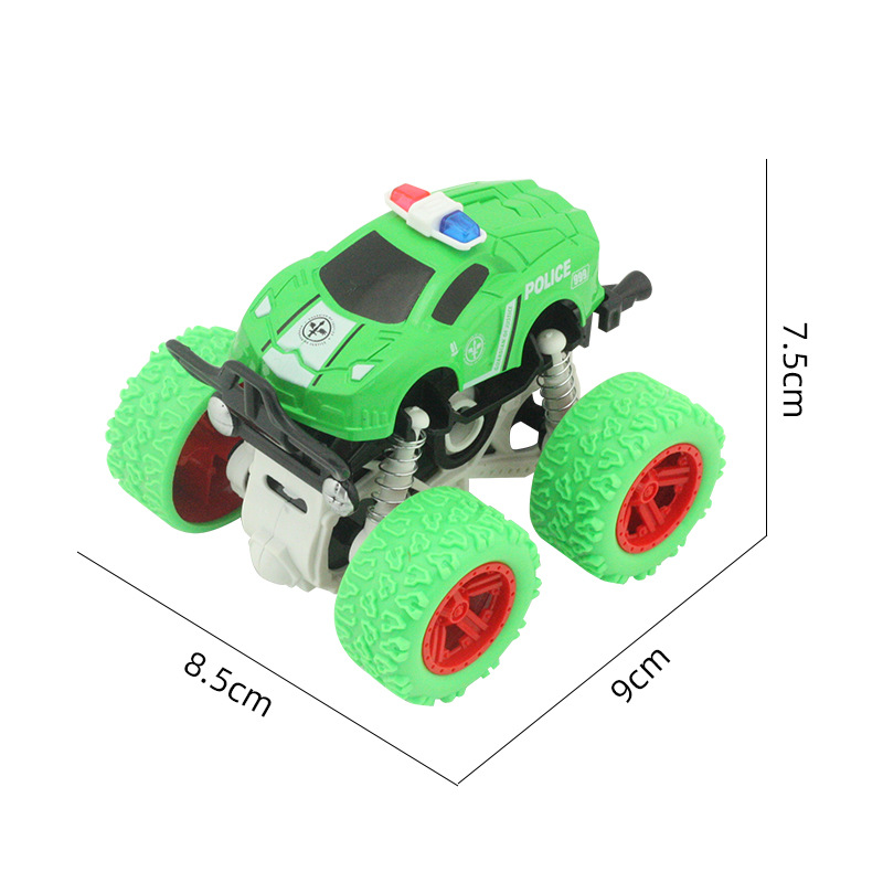 Juguete para niños tracción en las cuatro ruedas truco de inercia modelo de vehículo todoterreno niño juguete graffiti puesto de coche resistente a la caída al por mayor