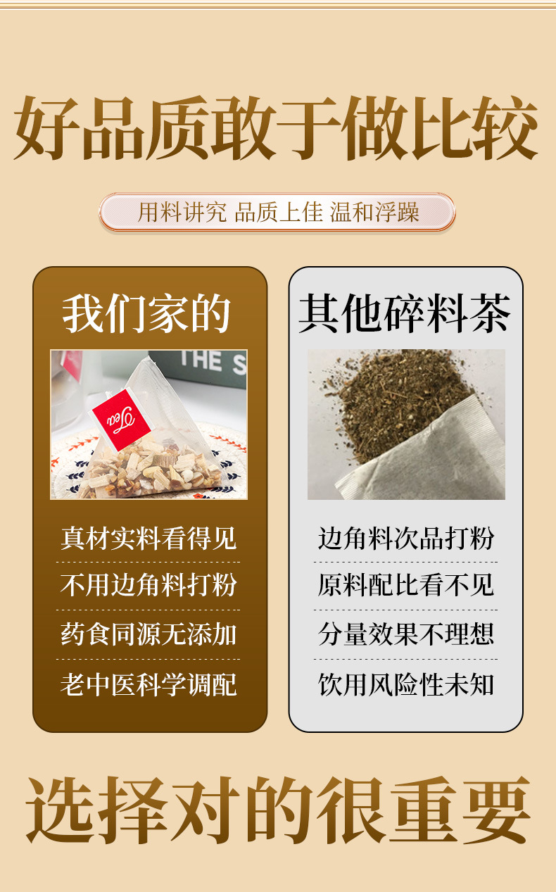 Wuzhi Maotai Lotus Leaf Tea 140g Box Cold Brewed Herbal Tea Bags with Poria Coix Seed and Red Bean specifications