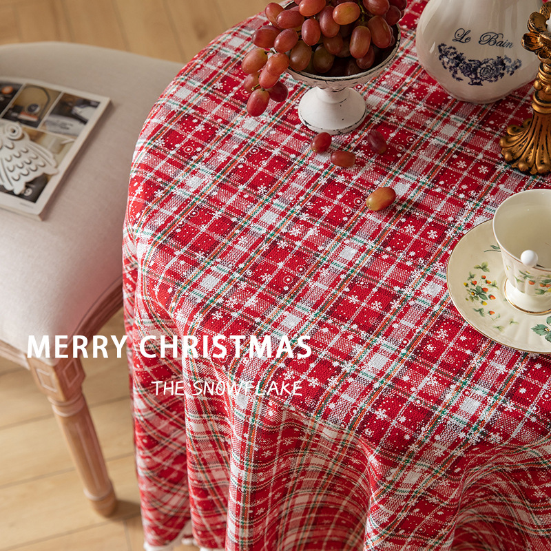 빨간색과 흰색 틱택토 - 스노우 글로브