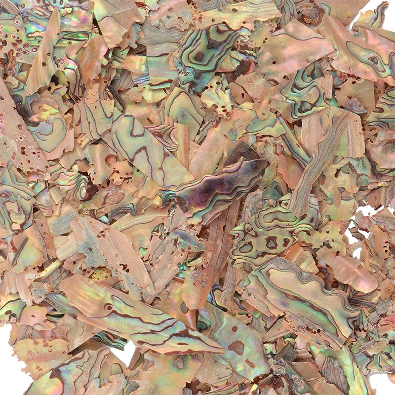 Прямая поставка с фабрики Новая Зеландия ультратонкие фрагменты ушка дизайн ногтей натуральная раковина нерегулярные украшения кг