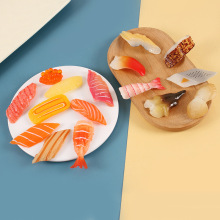 仿真DIY小款寿司模型微缩食玩仿真三文鱼过家家玩具家居摆件配饰