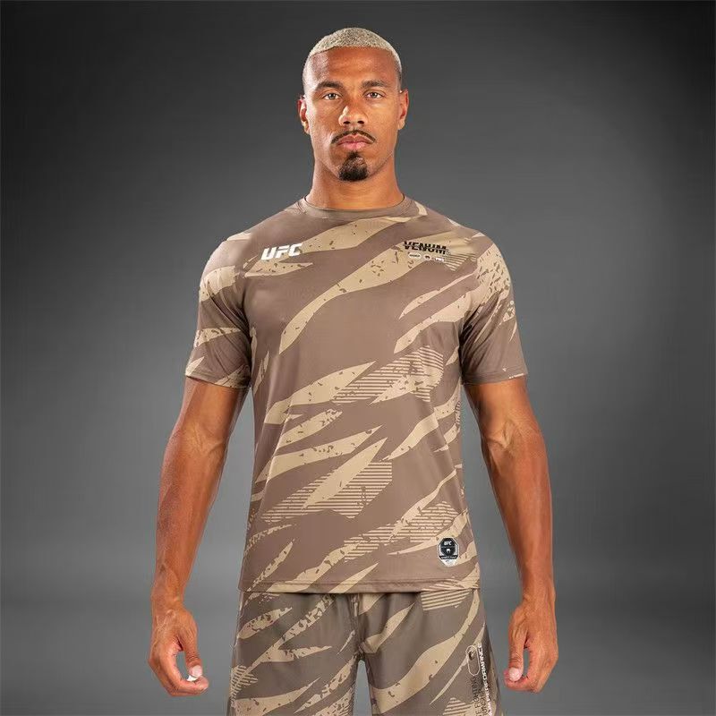 Ufc Adrenaline Venum Authentic Fighting Week 3.0 Polyester Material Muay Thai Outdoor Fitness Training T-Shirt Ufc Adrenaline Venum Authentic Fighting Week 3.0 Polyester Material Muay Thai Outdoor Fitness Training T-Shirt