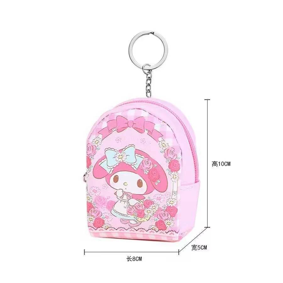 Coin Purse Instagram Style Cute Small Hanging Schoolbag Cartoon Creative Mini Headset Key Storage Bag